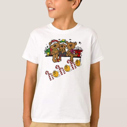 ホホホホホテディベア Tシャツ (正面)