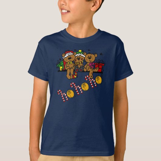 ホホホホホテディベア Tシャツ (正面)