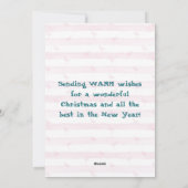 ホホホホホホウノスノピンク得サンタ熱帯地方 シーズンカード (裏面)