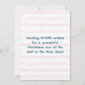 ホホホホホホウノスノピンク得サンタ熱帯地方 シーズンカード (裏面)