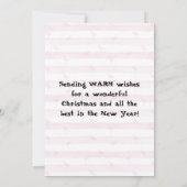 ホホホホホホホウノー得スノーフラミンゴヴィンテージサンタ シーズンカード (裏面)