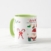 ホホホホホホリデーサンタムグ マグカップ (正面左)