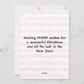 ホホホホホホワノスノ得ンフラミンゴ&ヴィンテージサンタ シーズンカード (裏面)