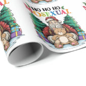 ホホホホホモセクシャルゲイサンタLGBTQゲイクリスマス ラッピングペーパー (ロールコーナー)