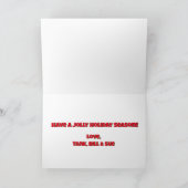 ホホホホホリデイ カード (内部)