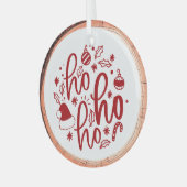 ホホホホホリデイ ガラスオーナメント (正面左)