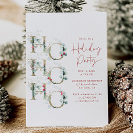 ホホホホホリデーパーティー 招待状