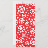 ホホホホホリデーフォトカードとバックアパターン（の模様が）あるー シーズンカード (裏面)