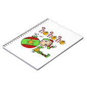 ホホホホホリデー小妖精や小人ジンルベルズクリスマス ノートブック (左側)