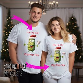 ホホホホホーとポップ・アートのピクレポップ・アートのボポップ・アートのルクリスマス Tシャツ