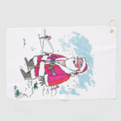 ホホホホホーのゴルフタオル ゴルフタオル (横)