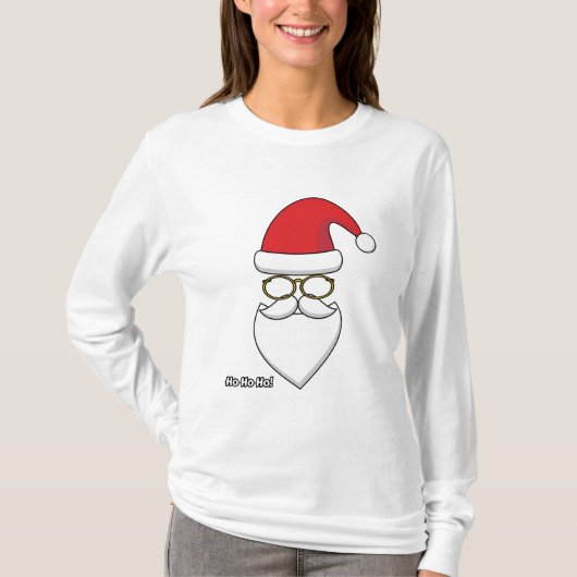 ホホホホホーサンタクロース Tシャツ (正面)