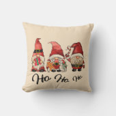 ホホホホホ！かわいい北欧格言クリスマス クッション (正面)