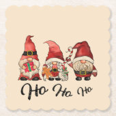 ホホホホホ!かわいい北欧格言クリスマス ペーパーコースター (正面)