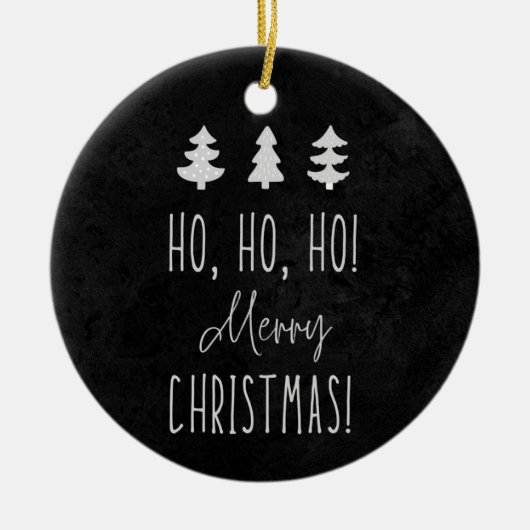 ホホホホホ！クリスマス!セラミックオーナメント セラミックオーナメント (正面)