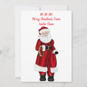 ホホホホホ!サンタクロースのメリークリスマス シーズンカード (正面)