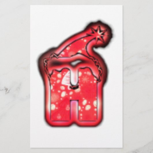 ホホホホホ！サンタクロースハットメリークリスマススター.png 便箋 (正面)