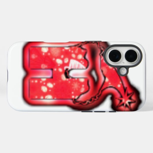 ホホホホホ!サンタクロースハットメリークリスマススター.png Case-Mate iPhoneケース (裏面 (横))