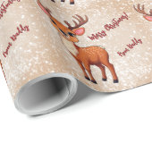 ホホホホホ!トナカイよ ラッピングペーパー (ロールコーナー)