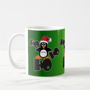 ホホホホホ – ペンギン – メリークリスマス+あなたのバックガー コーヒーマグカップ