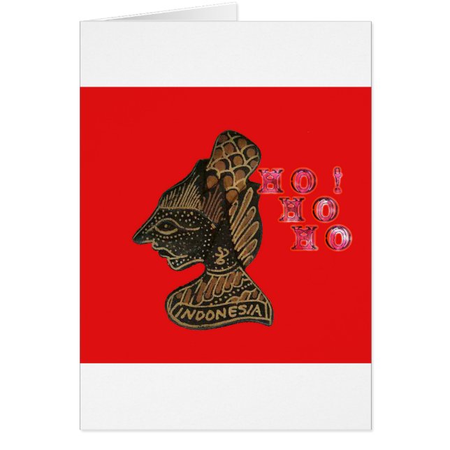 ホホホホホ！メリークリスマスインドネシアかわいいレトロvin (正面)