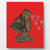 ホホホホホ！メリークリスマスインドネシアかわいいレトロvin フォトプラーク (正面)