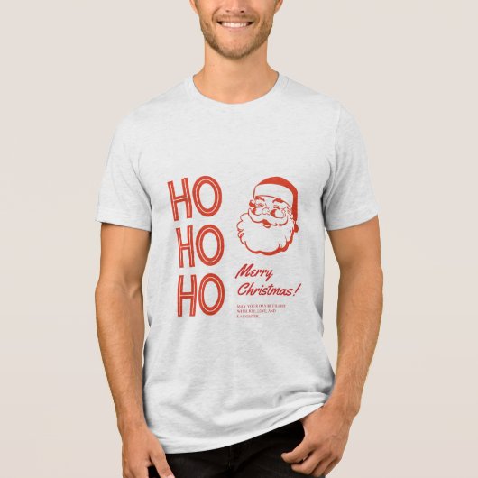 ホホホホホ！メリークリスマス トライブレンドＴシャツ (正面)