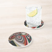 ホホホホホ!最新のクリスマスレトロヴィンテージハクナマ コースター (側面)