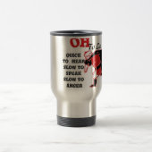 ホホホホホ!特別サンタトゥドリストアートプリント トラベルマグ (中央)