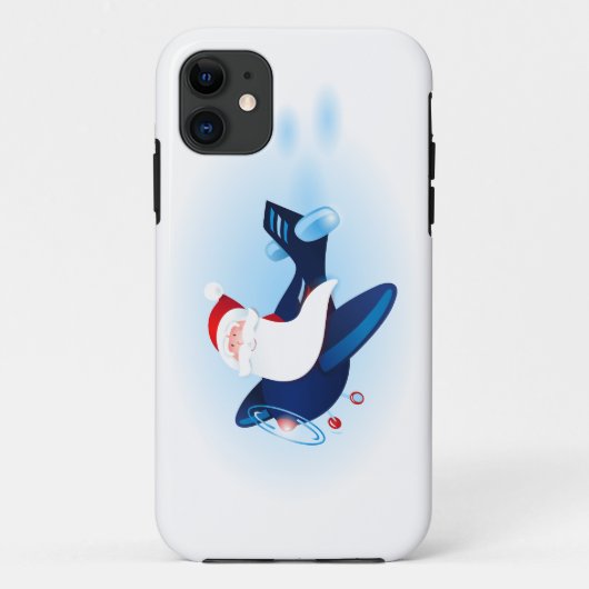 ホホホホホ!飛行機のサンタ、iPhone5ケース Case-Mate iPhoneケース (裏面)