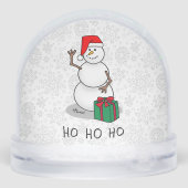 ホホホホメリークリスマスサンタカワイイ雪だるま (裏面)