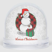 ホホホホメリークリスマスサンタカワイイ雪だるま (裏面)