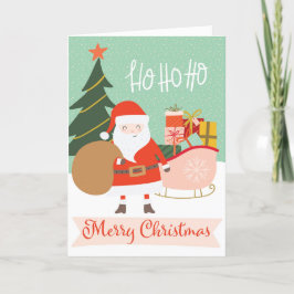 ホホホホメリークリスマスサンタレー シーズンカード