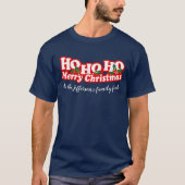 ホホホホメリークリスマスパーソナライズされたイベント Tシャツ (正面)