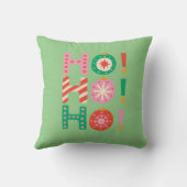 ホホホホメリークリスマス季節のプレゼント クッション (裏面)