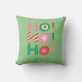 ホホホホメリークリスマス季節のプレゼント クッション (正面)