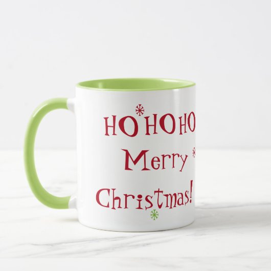 ホホホホメリークリスマス!マグ マグカップ (左)