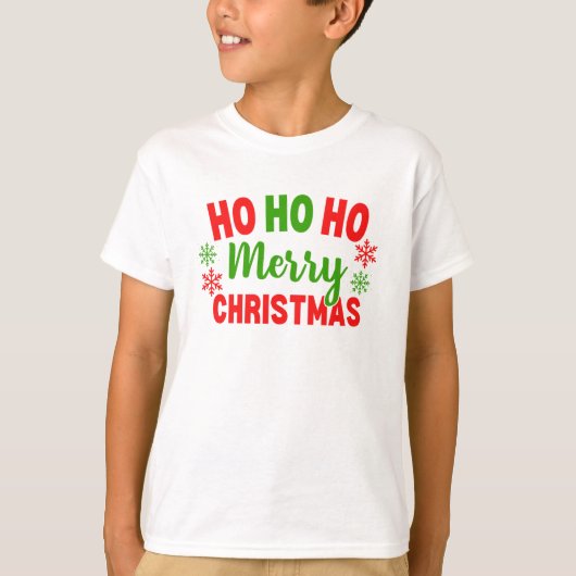ホホホホメリークリスマス Tシャツ (正面)