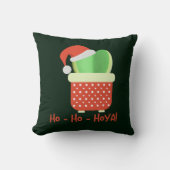 ホホホホヤかわいいクリスマスサンタホヤ工場 クッション (正面)