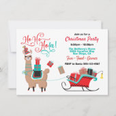 ホホホホララマクリスマスパーティー 招待状 (正面)