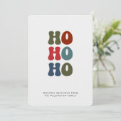 ホホホホレトロタイポグラフィ写真 シーズンカード (スタンド正面)