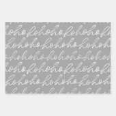 ホホホホーがクリスマスツリーのクリスマスを点灯 ラッピングペーパーシート (正面3)