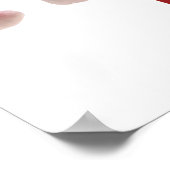 ホホホホーのクリスマスポスター ポスター (角)