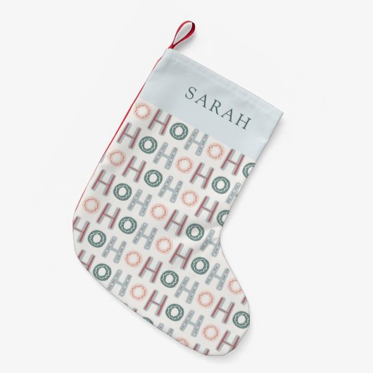 ホホホホークリスマスストッキング スモールクリスマスストッキング (正面 (吊り時))
