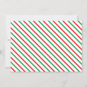 ホホホホークリスマス子供の誕生日 招待状 (裏面)