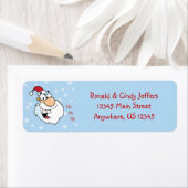 ホホホホーサンタスノーフレーク ラベル (インサイチュ)