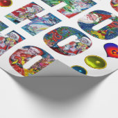 ホホホホーサンタミュージカルクリスマスナイト ラッピングペーパー (角)