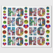 ホホホホーサンタミュージカルクリスマスナイト ラッピングペーパー (フラット)