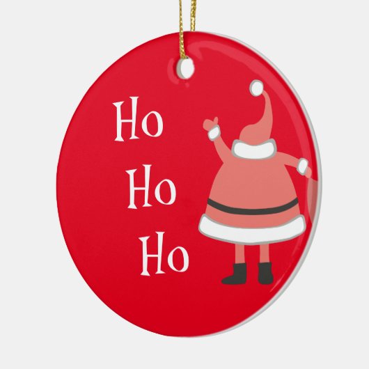 ホホホホーサンパーソナライズされたタ セラミックオーナメント (左)