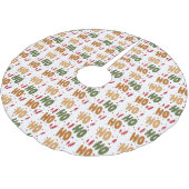 ホホホホー・クリスマス ブラッシュドポリエステルツリースカート (アングル)